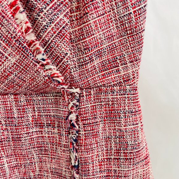 Banana Republic Pink Tweed Midi Dress - Picture 3 of 11